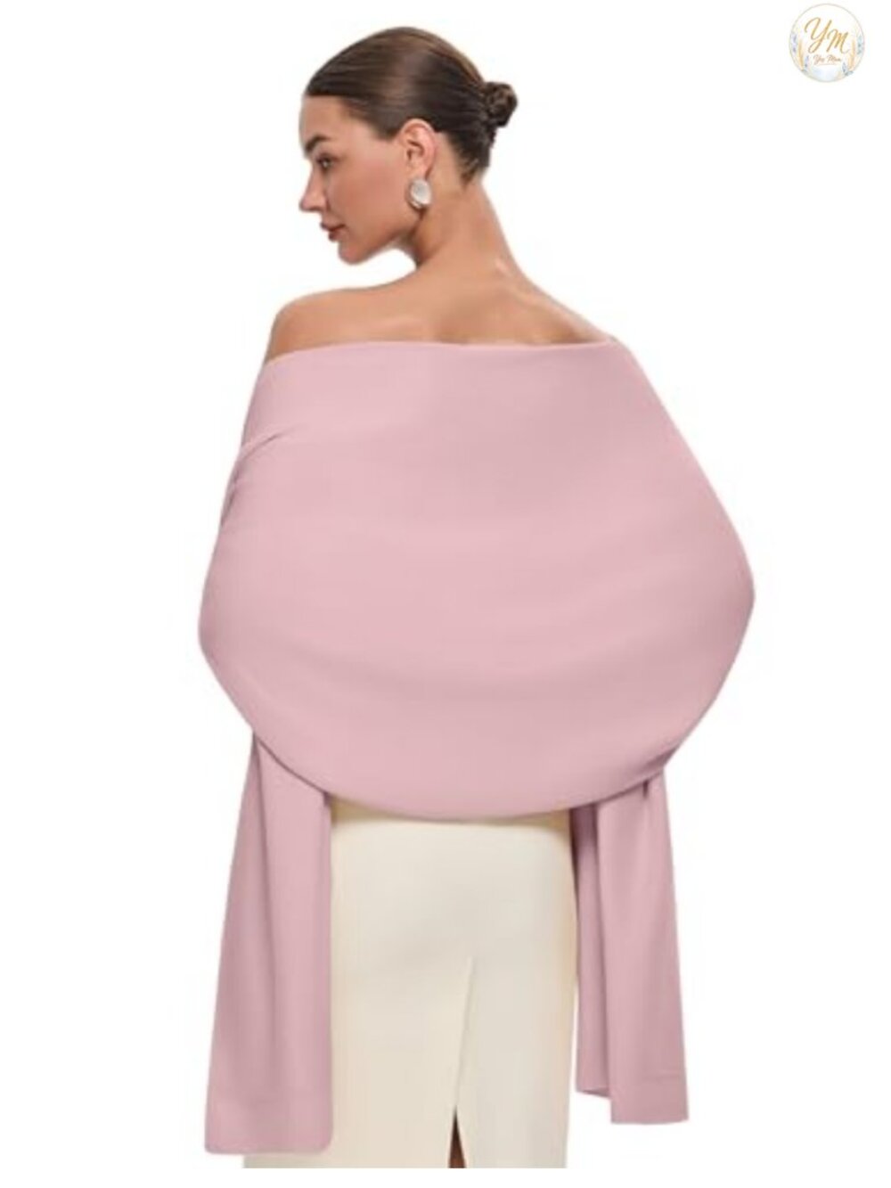 Pashmina Shawl Wrap Large Wedding Bridal Evening Winter Scarf Viscose Blend